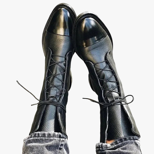 Millie | Women's Brown Lace-Up Ankle Boots