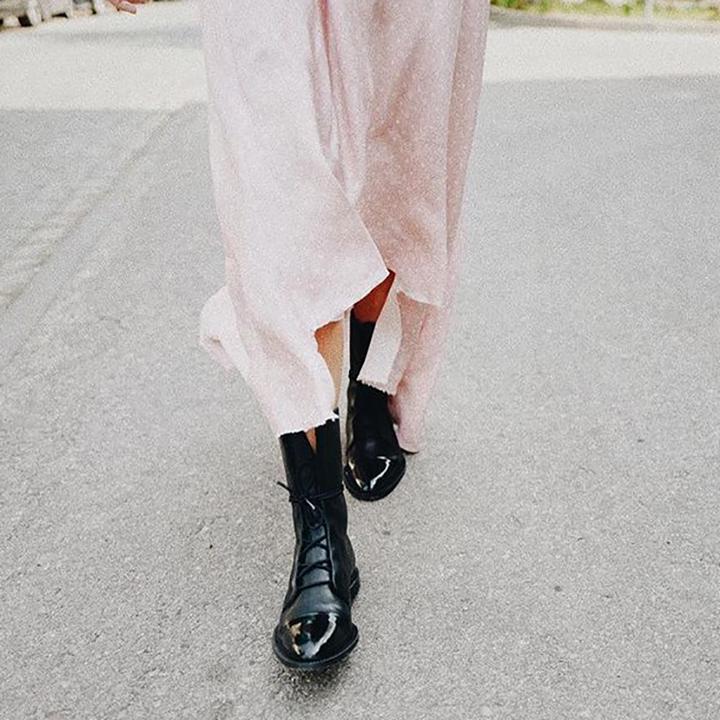 Millie | Women's Brown Lace-Up Ankle Boots