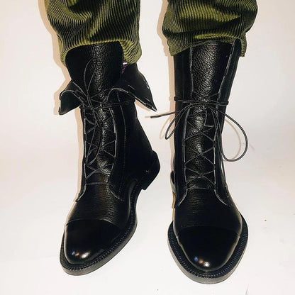 Millie | Women's Brown Lace-Up Ankle Boots