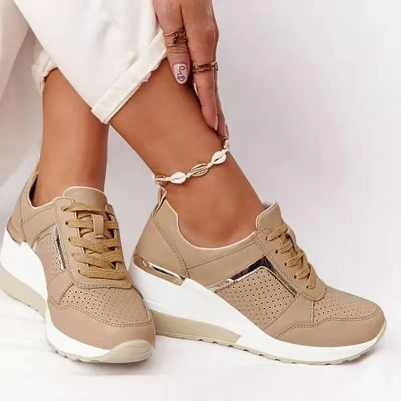 Women's Comfort Sneakers with Breathable Design