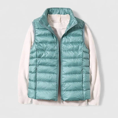 Women's Lightweight Quilted Puffer Vest Sleeveless Gilet