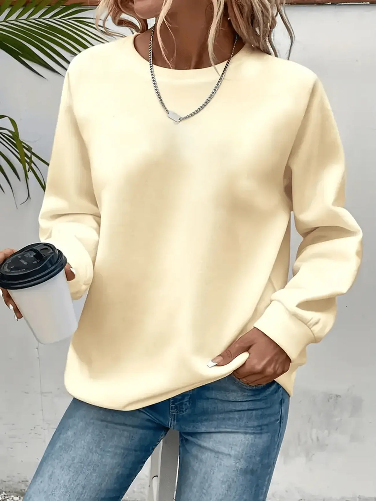 Isla | Women's Modern Corset Top Everyday Sweatshirt