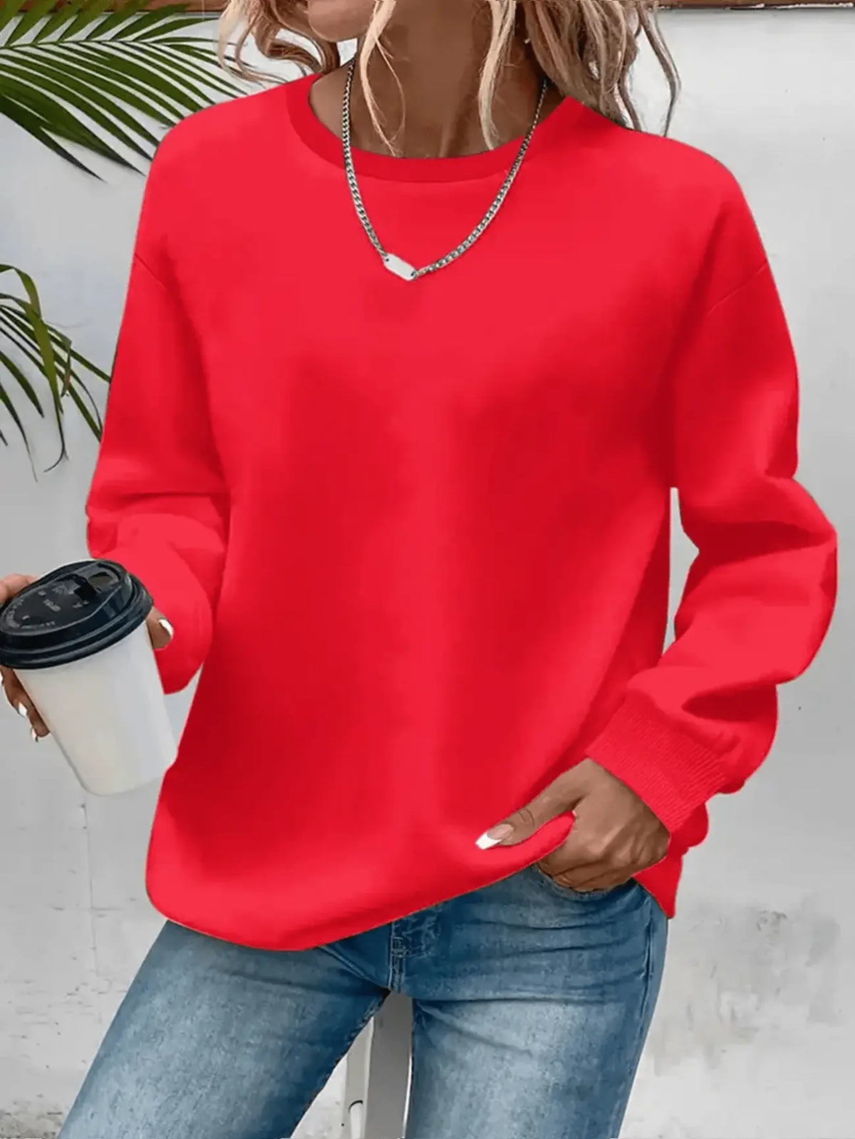 Isla | Women's Modern Corset Top Everyday Sweatshirt