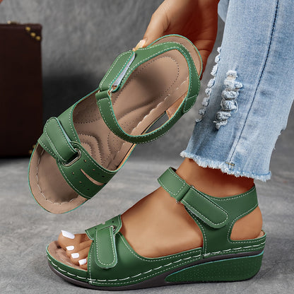 Women's Orthopedic Comfort Sandals with Adjustable Straps and Cushioned Insoles