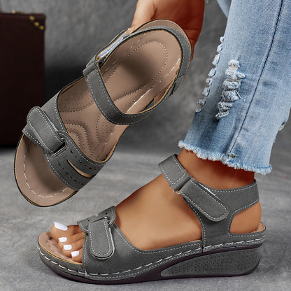 Women's Orthopedic Comfort Sandals with Adjustable Straps and Cushioned Insoles
