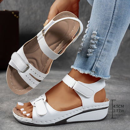 Women's Orthopedic Comfort Sandals with Adjustable Straps and Cushioned Insoles