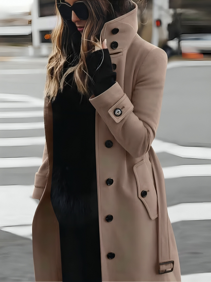 Women's Slim-Fit Long Sleeve Winter Coat