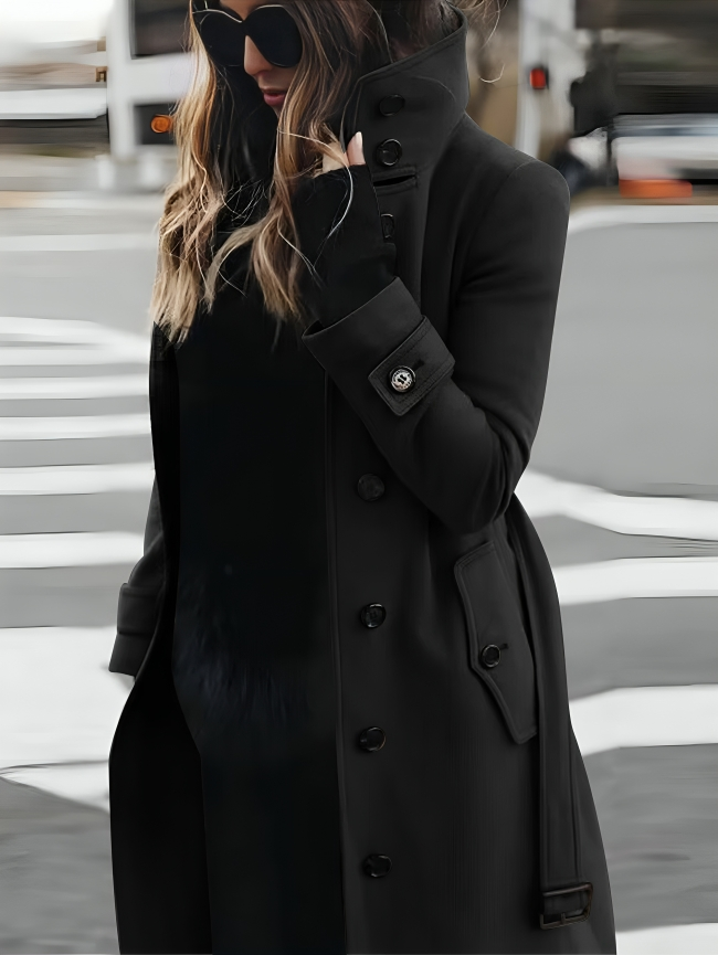 Women's Slim-Fit Long Sleeve Winter Coat