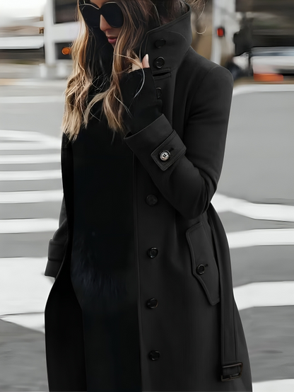 Women's Slim-Fit Long Sleeve Winter Coat