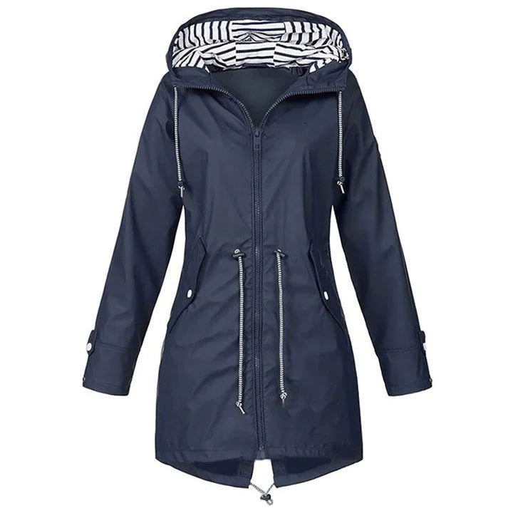 Women's Waterproof Outdoor Rain Jacket with Hood