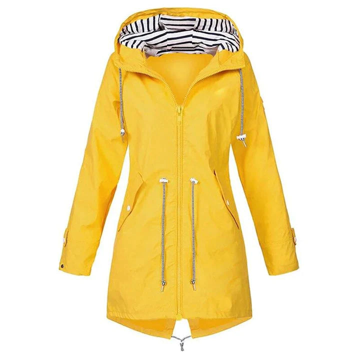 Women's Waterproof Outdoor Rain Jacket with Hood