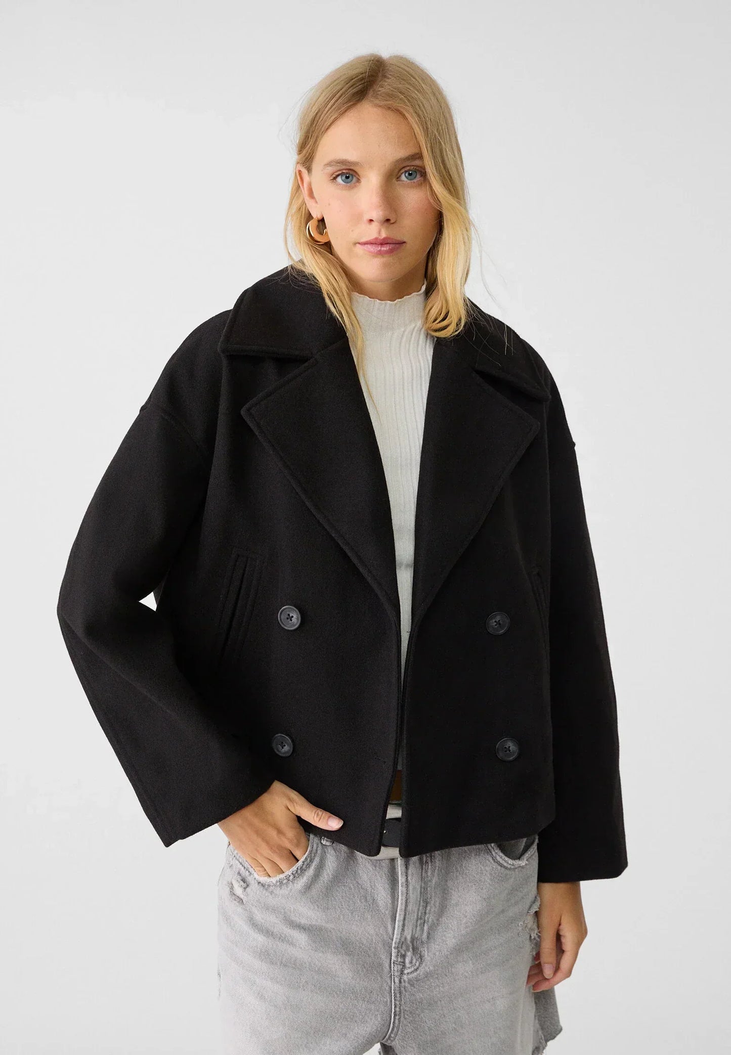 Damen Jacke mit Zweireihige & Elegant Locker | Fudus